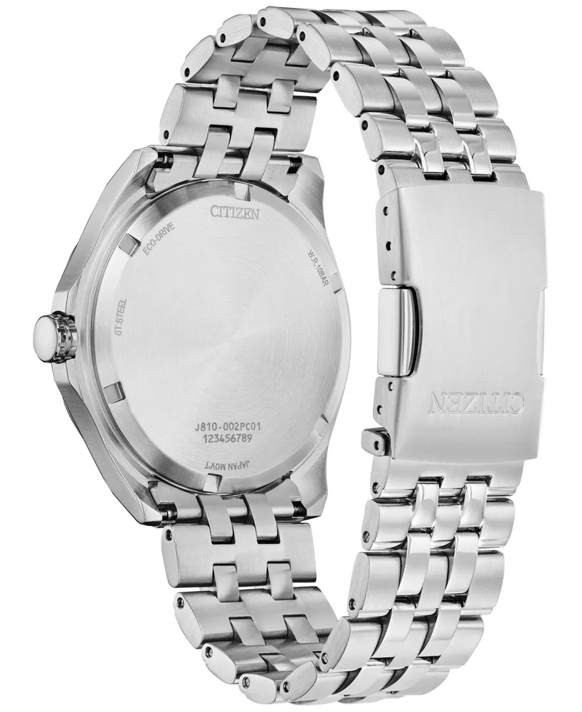 Citizen Eco-Drive Men's Corso Classic Stainless Steel Bracelet Watch 42mm