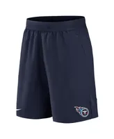 Men's Nike Navy Tennessee Titans Stretch Woven Shorts