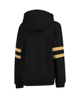 Big Boys Mitchell & Ness Black New Orleans Saints Big Face Pullover Hoodie