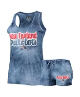 Women's Concepts Sport Navy New England Patriots Billboard Tank Top and Shorts Set