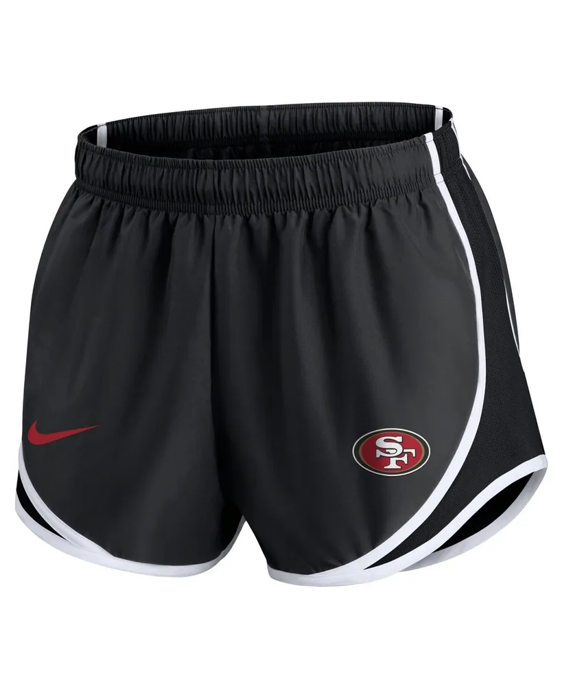 Women's Nike Charcoal San Francisco 49ers Plus Logo Performance Tempo Shorts