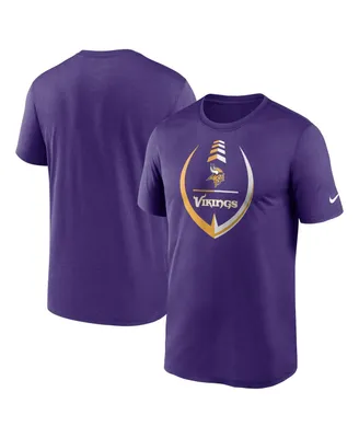 Men's Nike Purple Minnesota Vikings Icon Legend Performance T-shirt