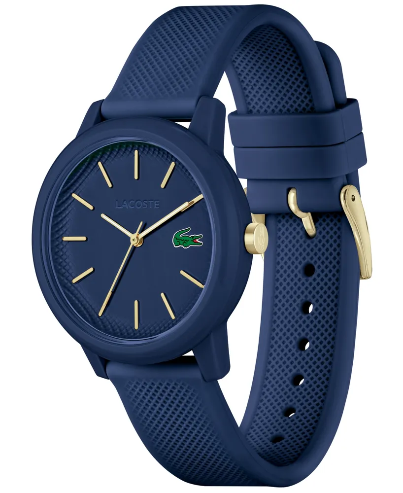 Lacoste Women's L.12.12 Navy Silicone Strap Watch 36mm