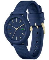 Lacoste Women's L.12.12 Navy Silicone Strap Watch 36mm