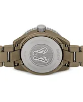 Rado Men's Swiss Automatic Captain Cook Diver Olive Ceramic Bracelet Watch 43mm