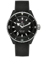 Rado Men's Swiss Automatic Captain Cook Diver Rubber Bracelet Watch 43mm