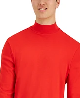 Club Room Men's Solid Mock Neck Shirt, Created for Macy's