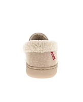 Levi's Men's Roger Memory Foam Sherpa Venetian Slippers