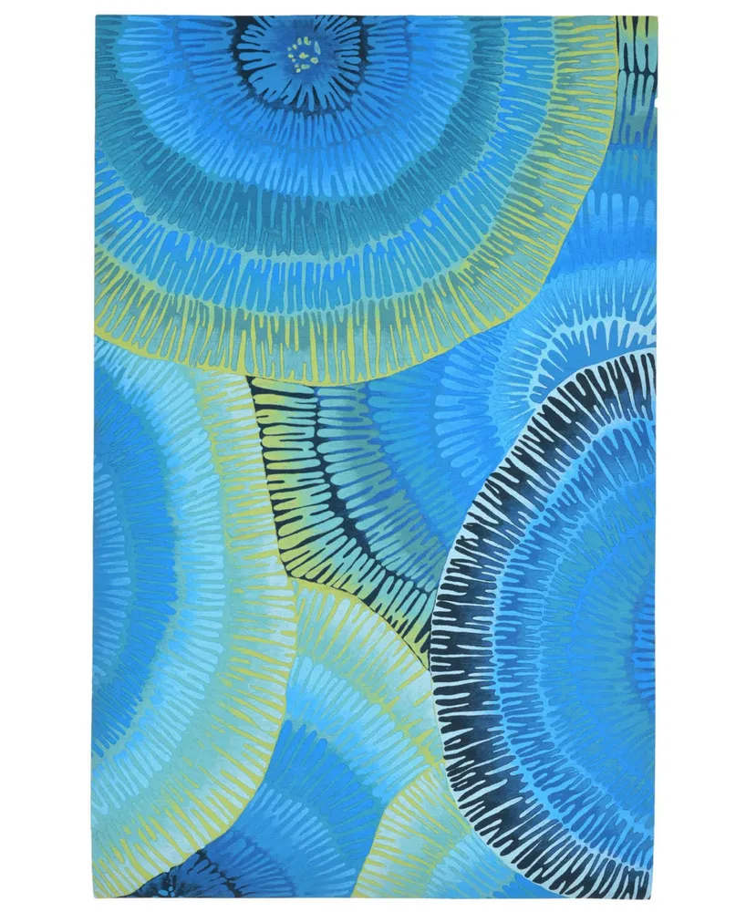 Liora Manne' Visions Iv Cirque 5' x 8' Outdoor Area Rug