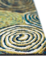 Liora Manne' Visions Iii Giant Swirls 5' x 8' Outdoor Area Rug