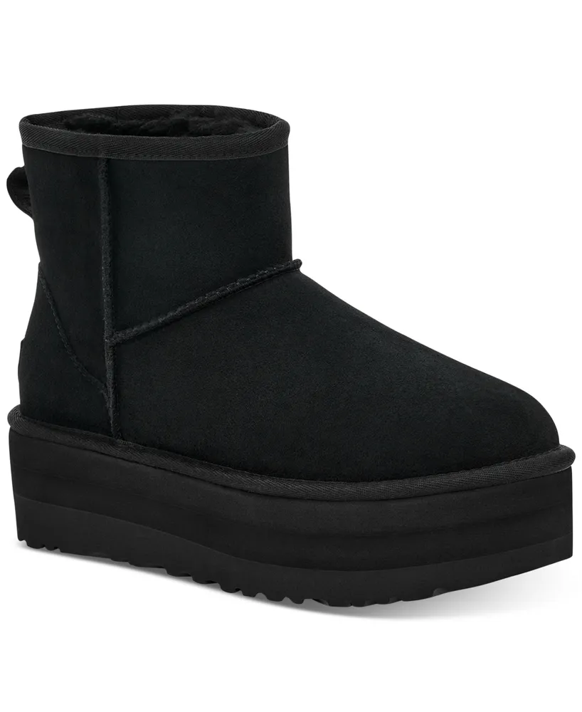Ugg Women's Classic Mini Warm-Lined Platform Booties
