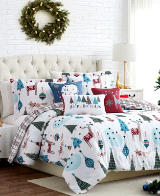 Southshore Fine Linens Winter Wonderland Reversible 6 Piece Comforter Set, Twin