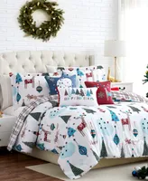 Southshore Fine Linens Winter Wonderland Reversible 6 Piece Comforter Set, Twin