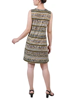 Ny Collection Petite Sleeveless Dress with 3 Rings