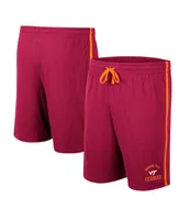 Men's Colosseum Maroon Virginia Tech Hokies Thunder Slub Shorts