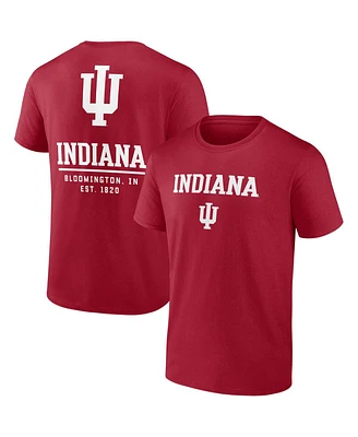 Men's Fanatics Crimson Indiana Hoosiers Game Day 2-Hit T-shirt