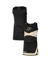 Big Girls Colosseum Black Purdue Boilermakers Carousel Cheerleader Set