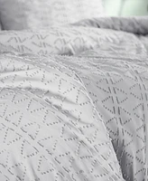 Southshore Fine Linens Dhara Piece Textured Duvet Cover Set