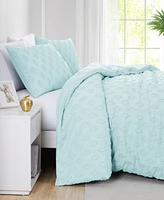 Southshore Fine Linens Gemma Piece Textured Duvet Cover Set