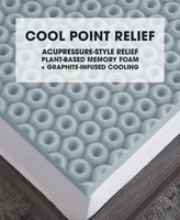 Dream Serenity Cool Point 2" Memory Foam Mattress Topper