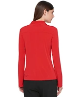 Tommy Hilfiger Women's Point-Collar Blouse