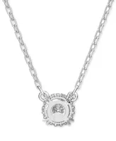 Swarovski Silver-Tone Constella Crystal Pendant Necklace, 14-7/8" + 2" extender