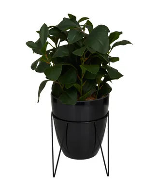 Contemporary Eucalyptus Artificial Plant, 15.3"