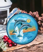 G.DeBrekht Dolphin's Fly Holiday Ornament