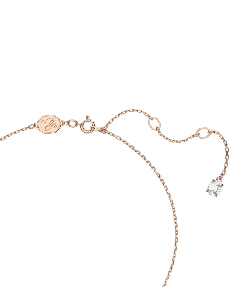 Swarovski Rose Gold-Tone Constella Crystal Pendant Necklace, 14-7/8" + 3" extender