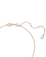 Swarovski Rose Gold-Tone Constella Crystal Pendant Necklace, 14-7/8" + 3" extender