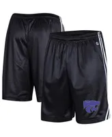 Men's Champion Black Kansas State Wildcats Team Lacrosse Shorts