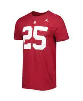 Men's Jordan Joe Mixon Crimson Oklahoma Sooners Alumni Name and Number Team T-shirt