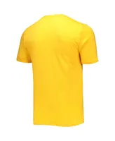 Men's Concepts Sport Heathered Charcoal, Yellow Wichita State Shockers Meter T-shirt and Pants Sleep Set