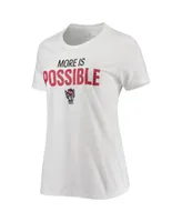 Women's adidas White Nc State Wolfpack More Is Possible T-shirt