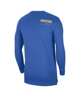 Men's Nike Blue Ucla Bruins Coach Performance Long Sleeve V-Neck T-shirt
