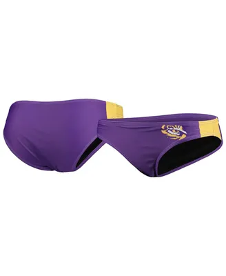 Women's Foco Purple Lsu Tigers Wordmark Bikini Bottom