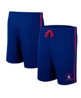 Men's Colosseum Navy Arizona Wildcats Thunder Slub Shorts