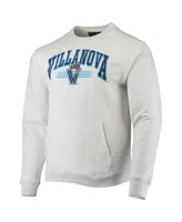 Men's League Collegiate Wear Heathered Gray Villanova Wildcats Upperclassman Pocket Pullover Sweatshirt