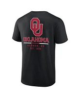 Men's Fanatics Black Oklahoma Sooners Game Day 2-Hit T-shirt