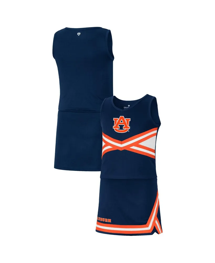 Big Girls Colosseum Navy Auburn Tigers Carousel Cheerleader Set