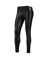 Women's ZooZatz Black Oklahoma Sooners Shine Liquid Leggings