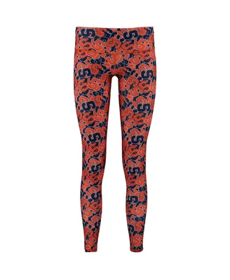 Women's ZooZatz Multi Syracuse Orange Stacked Mascot Leggings