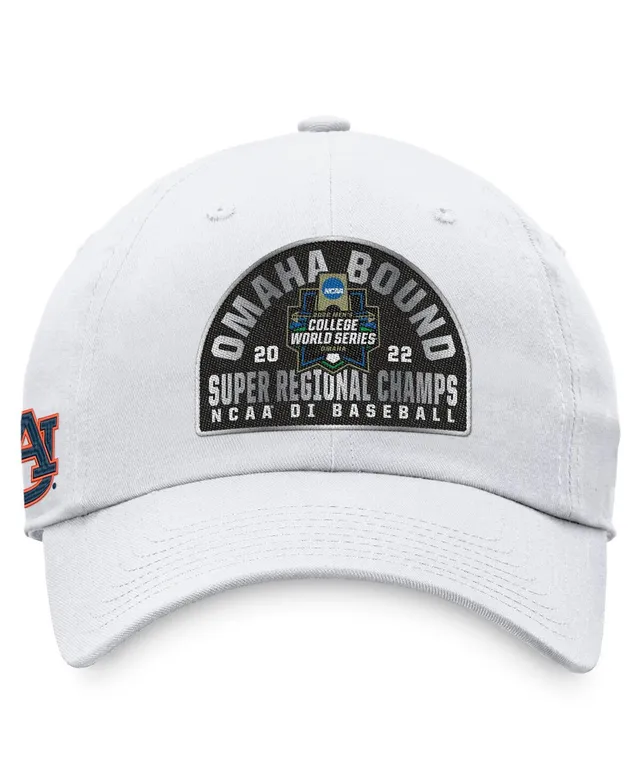 Top Of The World Men's Top of the World White Auburn Tigers 2022 Ncaa Men's  Baseball Super Regional Champions Locker Room Adjustable Hat