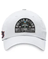 Men's Top of the World White Auburn Tigers 2022 Ncaa Men's Baseball Super Regional Champions Locker Room Adjustable Hat