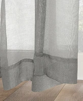 Amina Open Weave Indoor/Outdoor Sheer Tab Top Curtain Panel