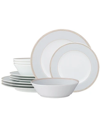 Noritake Linen Road 12 Piece Set, Service For 4