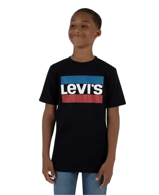 Levi's Big Boys Logo-Print Cotton Crewneck T-Shirt