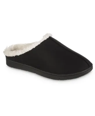 Isotoner Signature Women's Microsuede Rory hoodback Comfort Slippers