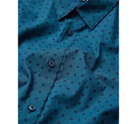Ben Sherman Men's Regular-Fit Abstract-Print Shirt