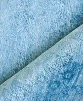 Exquisite Rugs Antique'd Silk ER5171 6' x 9' Area Rug